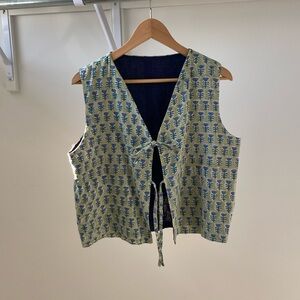 Handmade Block print vest